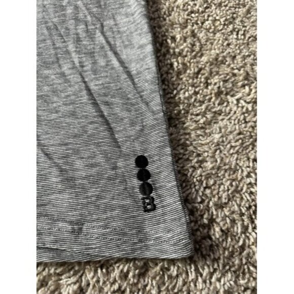 Bench Womens Black/White Stripes Short Sleeve T-Shirt Dress Size Small Pull Over - Picture 8 of 14